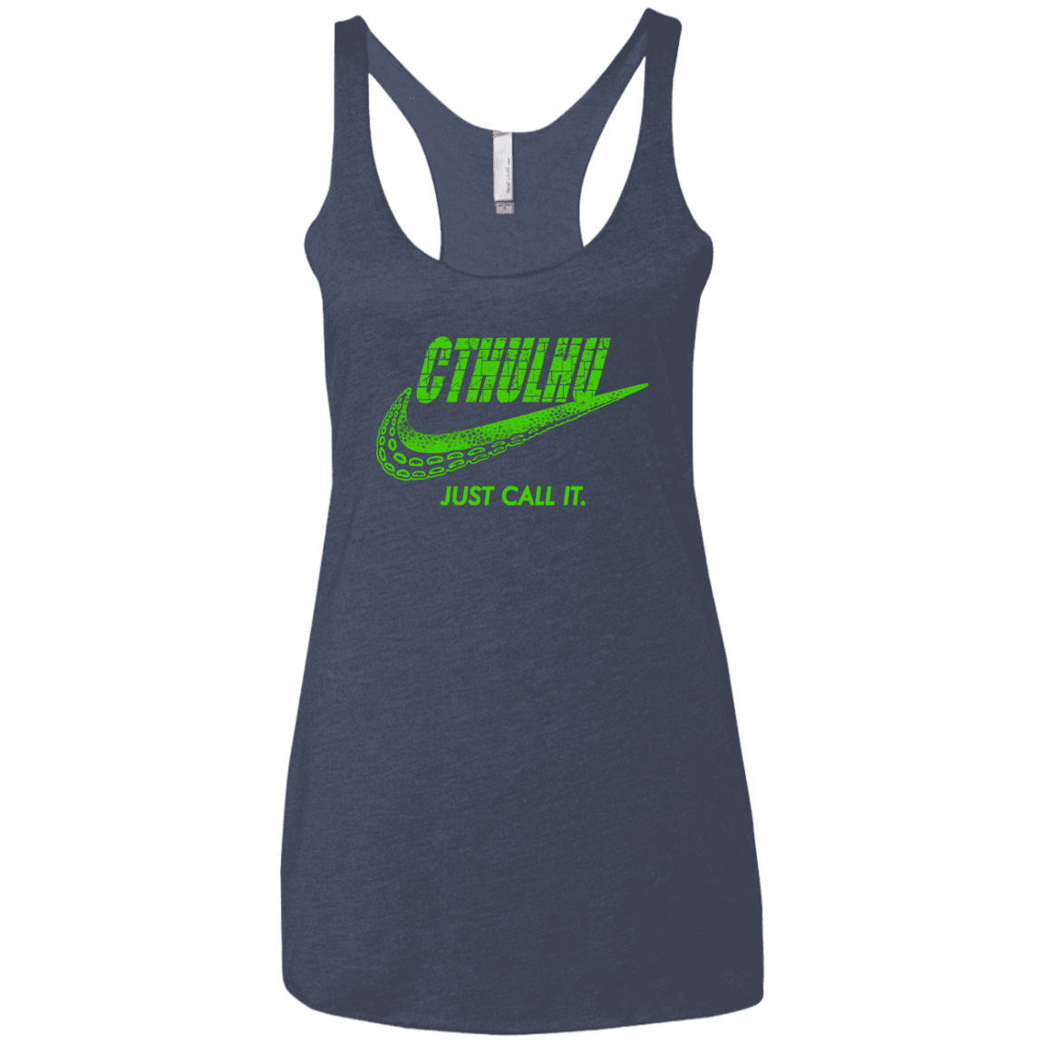 T-Shirts Vintage Navy / X-Small Just Call It Women's Triblend Racerback Tank
