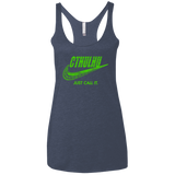 T-Shirts Vintage Navy / X-Small Just Call It Women's Triblend Racerback Tank