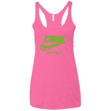 T-Shirts Vintage Pink / X-Small Just Call It Women's Triblend Racerback Tank