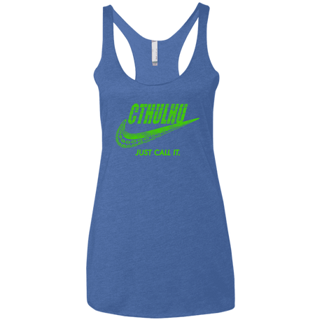 T-Shirts Vintage Royal / X-Small Just Call It Women's Triblend Racerback Tank