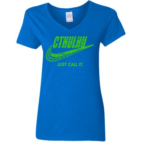 T-Shirts Royal / S Just Call It Women's V-Neck T-Shirt