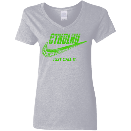 T-Shirts Sport Grey / S Just Call It Women's V-Neck T-Shirt