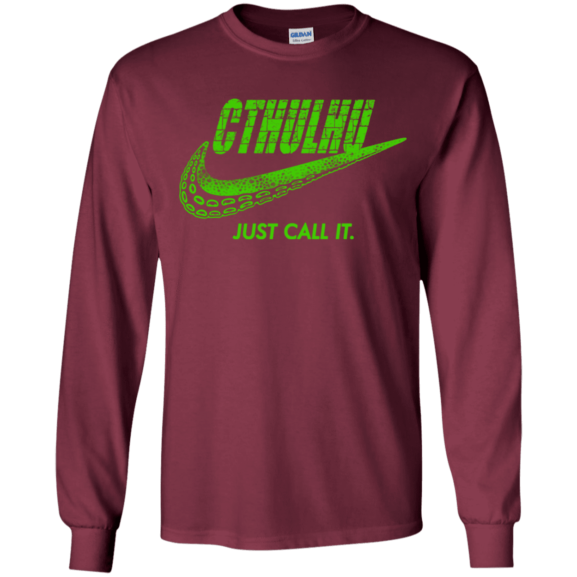 T-Shirts Maroon / YS Just Call It Youth Long Sleeve T-Shirt