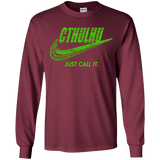 T-Shirts Maroon / YS Just Call It Youth Long Sleeve T-Shirt