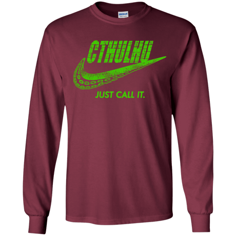 T-Shirts Maroon / YS Just Call It Youth Long Sleeve T-Shirt