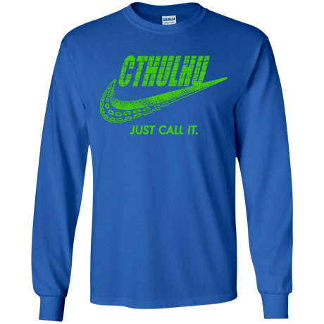 T-Shirts Royal / YS Just Call It Youth Long Sleeve T-Shirt