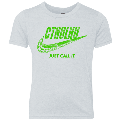 T-Shirts Heather White / YXS Just Call It Youth Triblend T-Shirt