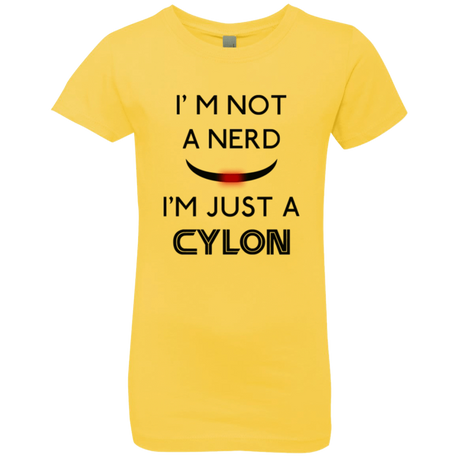 T-Shirts Vibrant Yellow / YXS Just cylon Girls Premium T-Shirt