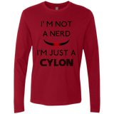 T-Shirts Cardinal / Small Just cylon Men's Premium Long Sleeve