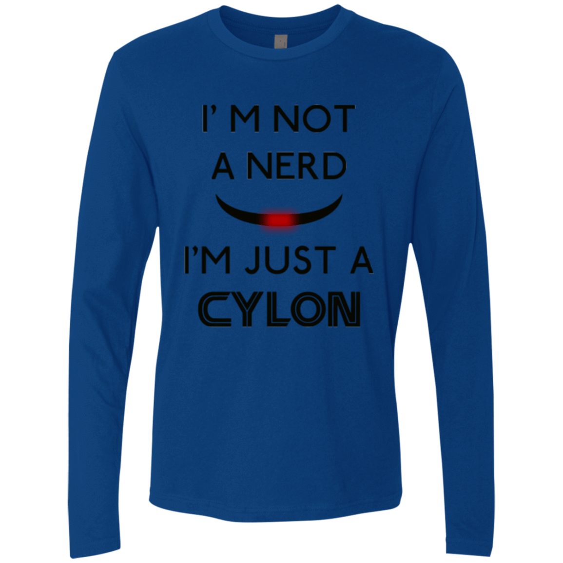 T-Shirts Royal / Small Just cylon Men's Premium Long Sleeve