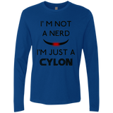 T-Shirts Royal / Small Just cylon Men's Premium Long Sleeve