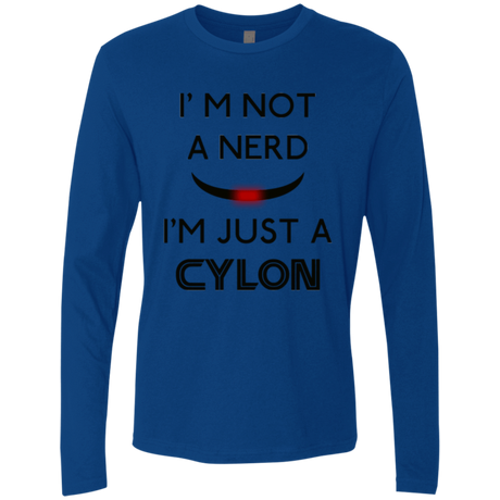 T-Shirts Royal / Small Just cylon Men's Premium Long Sleeve