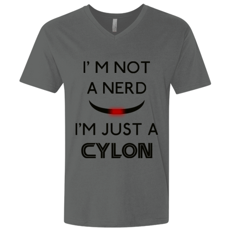 T-Shirts Heavy Metal / X-Small Just cylon Men's Premium V-Neck