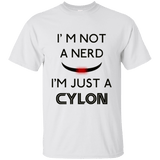 T-Shirts White / Small Just cylon T-Shirt