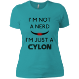 T-Shirts Tahiti Blue / X-Small Just cylon Women's Premium T-Shirt