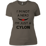 T-Shirts Warm Grey / X-Small Just cylon Women's Premium T-Shirt