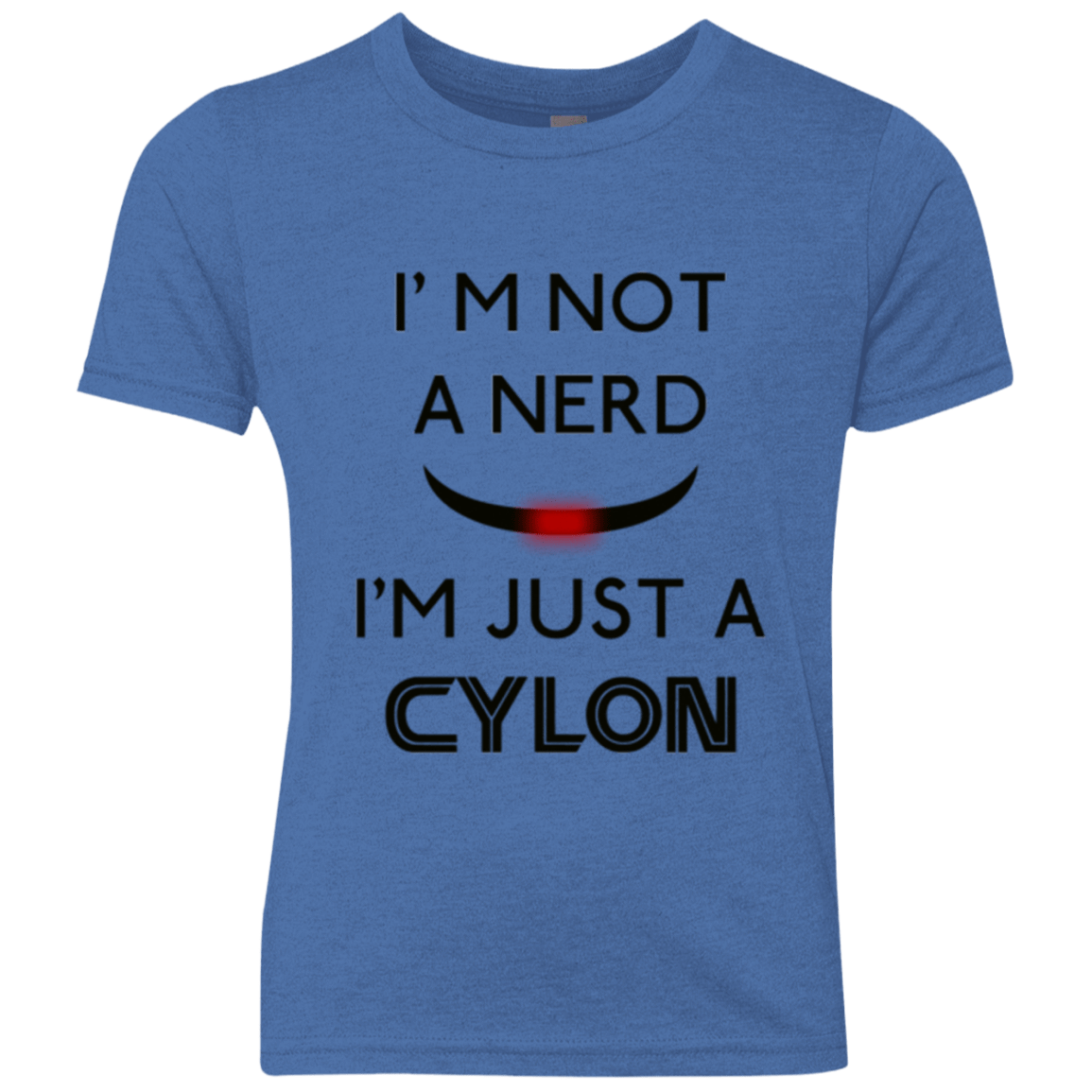 T-Shirts Vintage Royal / YXS Just cylon Youth Triblend T-Shirt