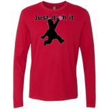 T-Shirts Red / Small Just doh it Men's Premium Long Sleeve