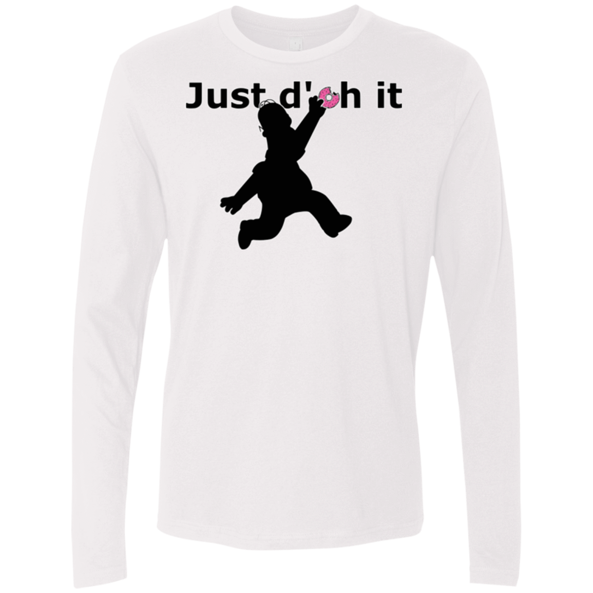 T-Shirts White / Small Just doh it Men's Premium Long Sleeve