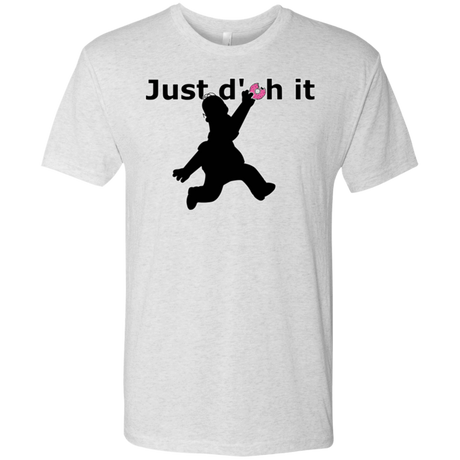 T-Shirts Heather White / Small Just doh it Men's Triblend T-Shirt