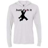 T-Shirts Heather White / X-Small Just doh it Triblend Long Sleeve Hoodie Tee