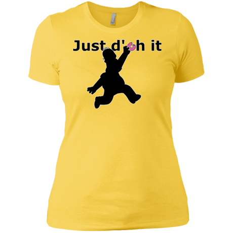 T-Shirts Vibrant Yellow / X-Small Just doh it Women's Premium T-Shirt