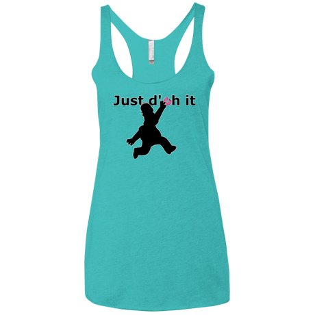 T-Shirts Tahiti Blue / X-Small Just doh it Women's Triblend Racerback Tank