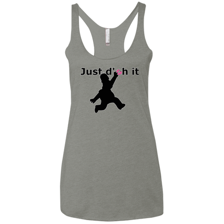 T-Shirts Venetian Grey / X-Small Just doh it Women's Triblend Racerback Tank