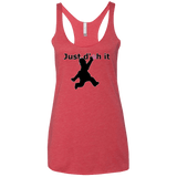 T-Shirts Vintage Red / X-Small Just doh it Women's Triblend Racerback Tank