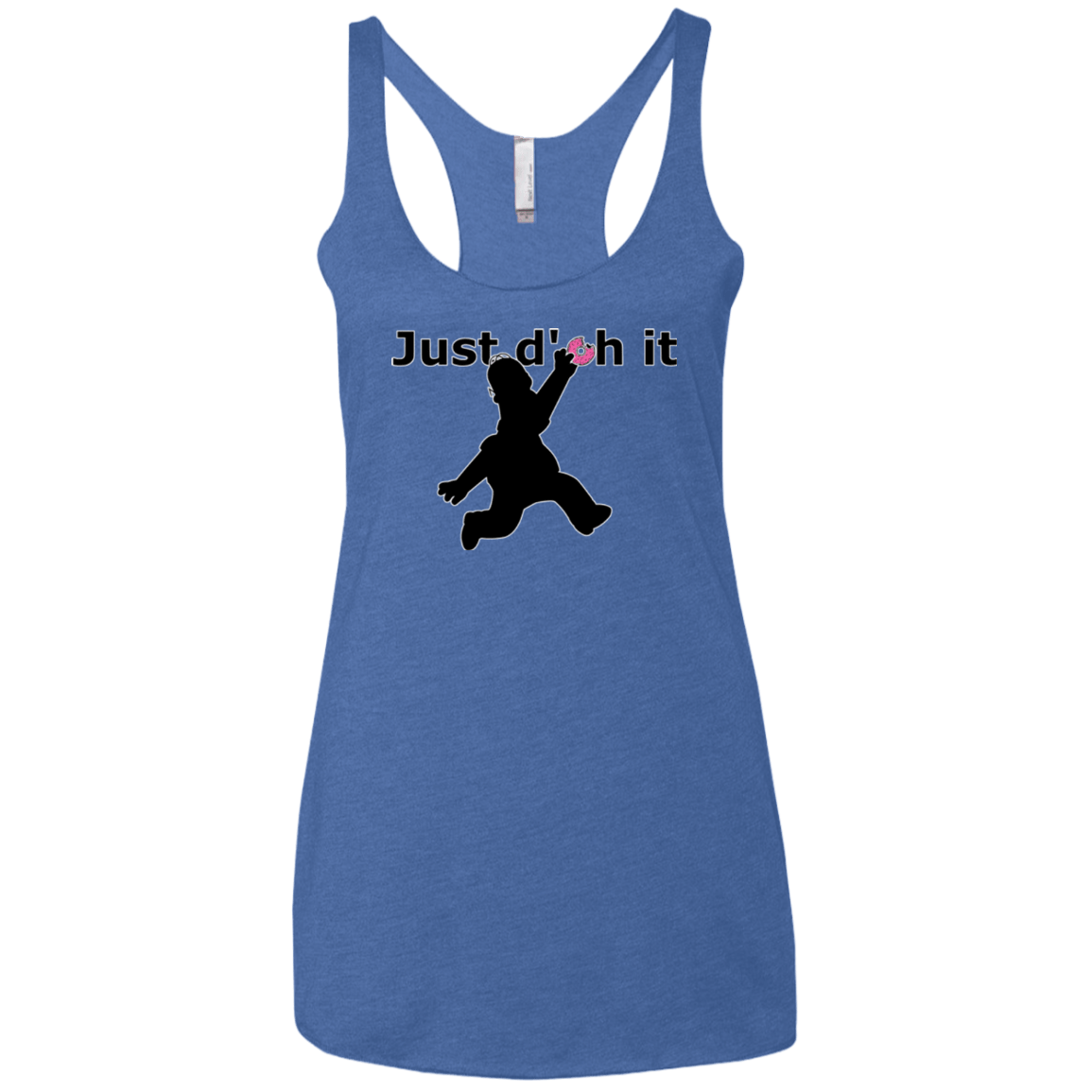 T-Shirts Vintage Royal / X-Small Just doh it Women's Triblend Racerback Tank