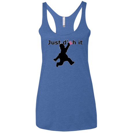 T-Shirts Vintage Royal / X-Small Just doh it Women's Triblend Racerback Tank
