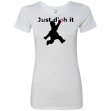 T-Shirts Heather White / Small Just doh it Women's Triblend T-Shirt