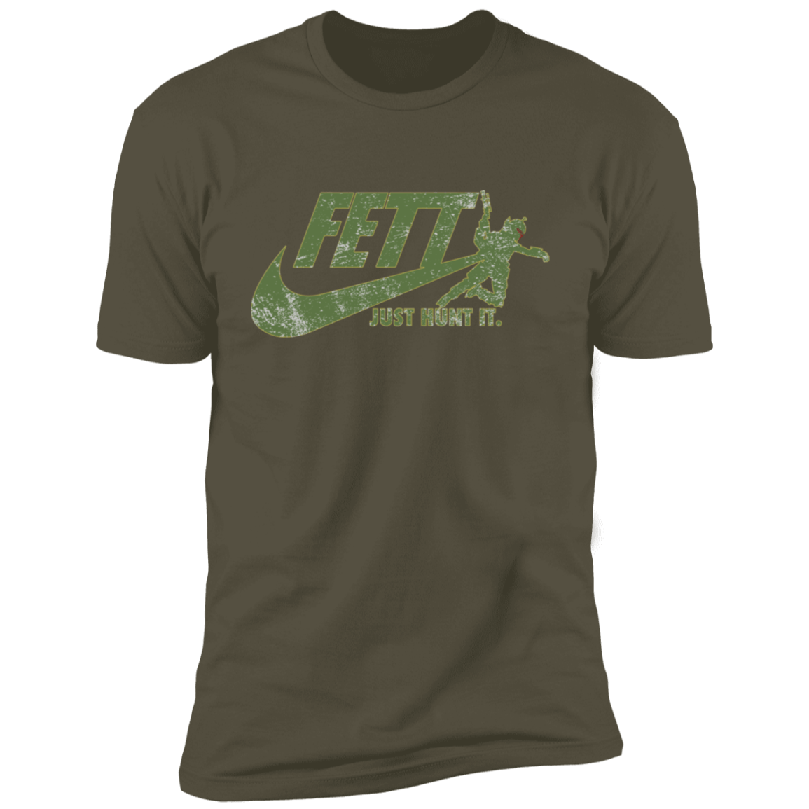 T-Shirts Military Green / S Just Hunt It Men's Premium T-Shirt