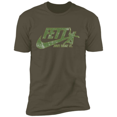 T-Shirts Military Green / S Just Hunt It Men's Premium T-Shirt