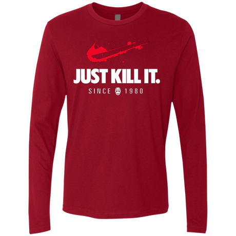 T-Shirts Cardinal / Small Just Kill It Men's Premium Long Sleeve