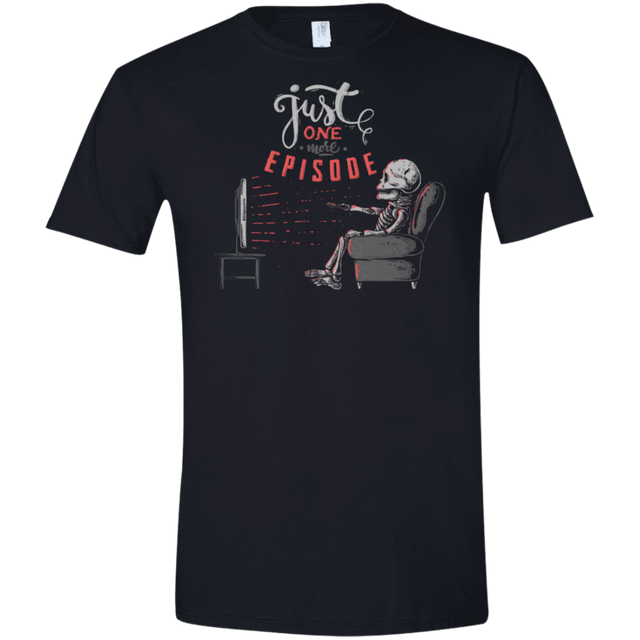 T-Shirts Black / X-Small Just One More Episode Men's Semi-Fitted Softstyle