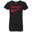 T-Shirts Black / YXS Just Poe It Girls Premium T-Shirt