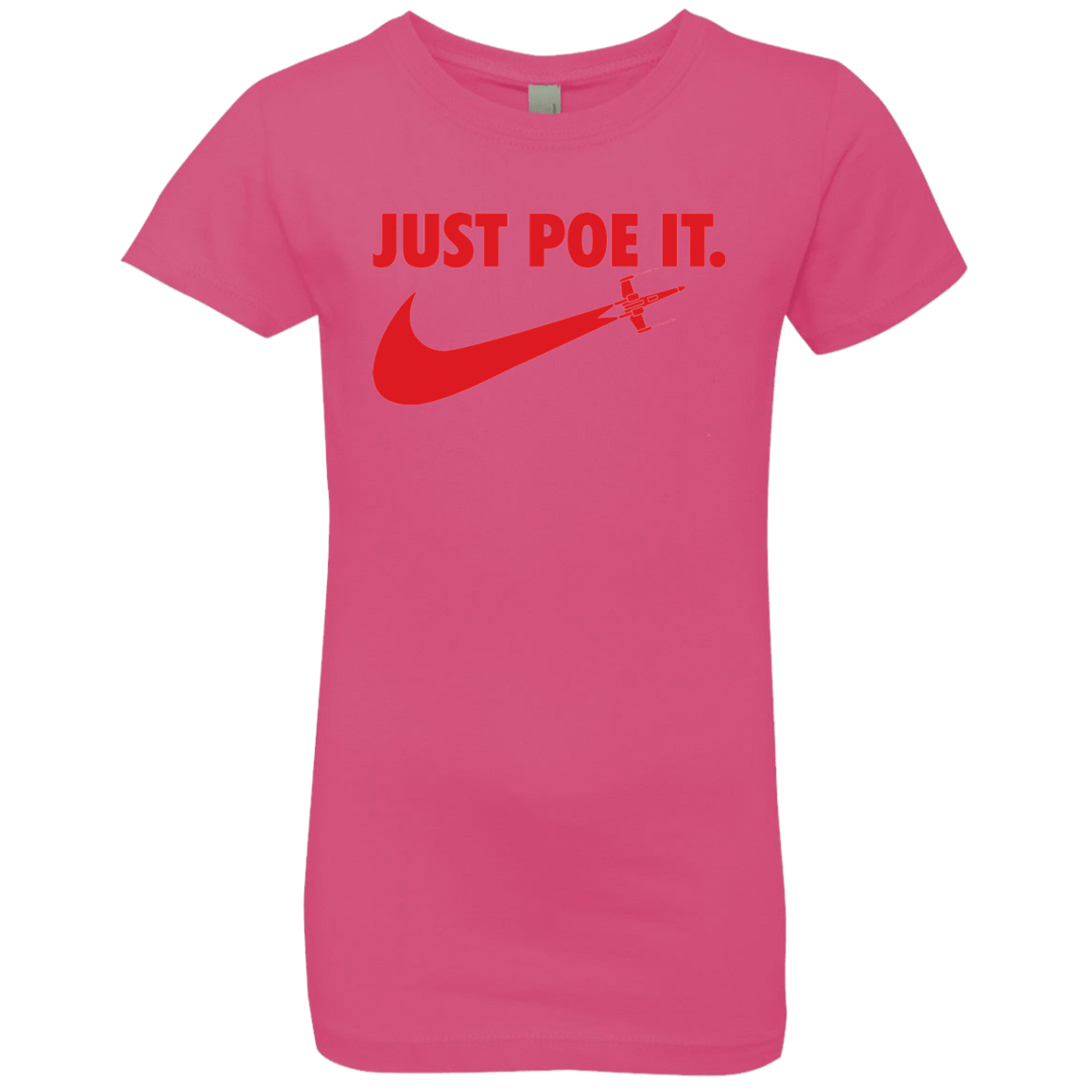 T-Shirts Hot Pink / YXS Just Poe It Girls Premium T-Shirt