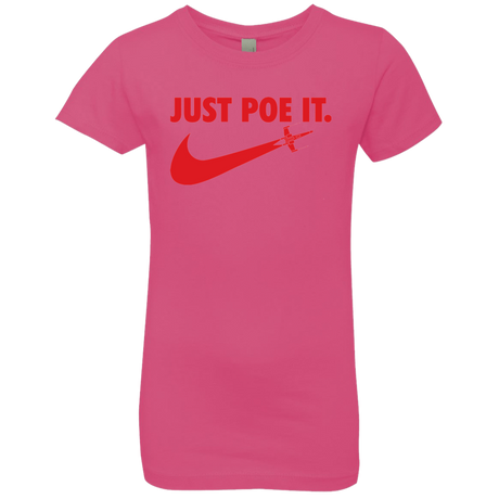T-Shirts Hot Pink / YXS Just Poe It Girls Premium T-Shirt