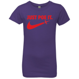 T-Shirts Purple Rush / YXS Just Poe It Girls Premium T-Shirt