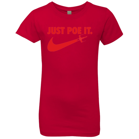 T-Shirts Red / YXS Just Poe It Girls Premium T-Shirt