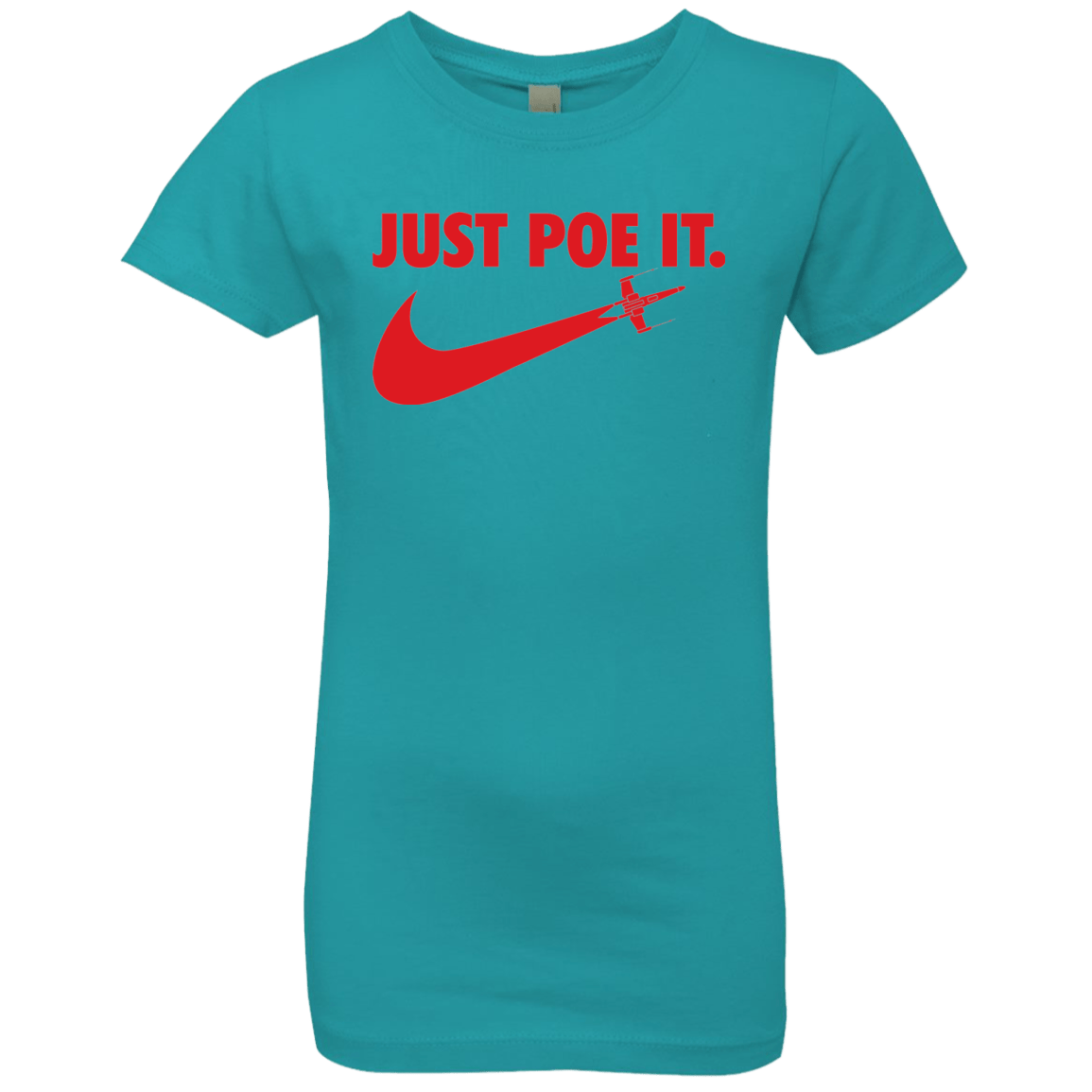 T-Shirts Tahiti Blue / YXS Just Poe It Girls Premium T-Shirt