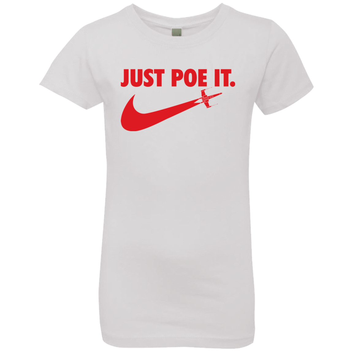 T-Shirts White / YXS Just Poe It Girls Premium T-Shirt