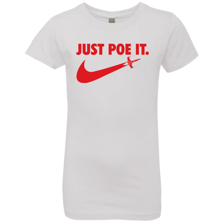 T-Shirts White / YXS Just Poe It Girls Premium T-Shirt