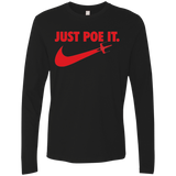 T-Shirts Black / Small Just Poe It Men's Premium Long Sleeve