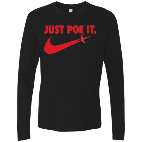 T-Shirts Black / Small Just Poe It Men's Premium Long Sleeve