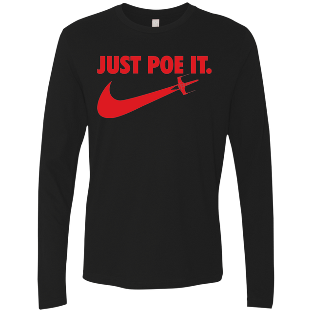 T-Shirts Black / Small Just Poe It Men's Premium Long Sleeve