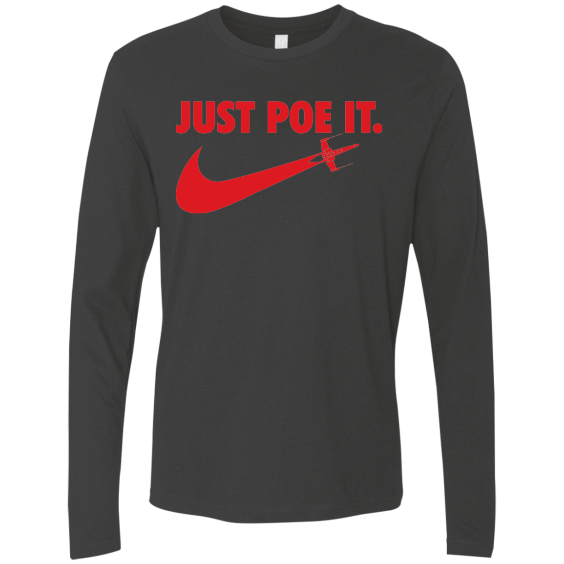 T-Shirts Heavy Metal / Small Just Poe It Men's Premium Long Sleeve