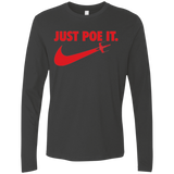 T-Shirts Heavy Metal / Small Just Poe It Men's Premium Long Sleeve