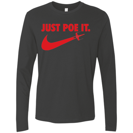 T-Shirts Heavy Metal / Small Just Poe It Men's Premium Long Sleeve